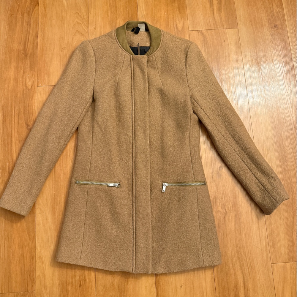 H&M Divided Brown Knit Collar Jacket